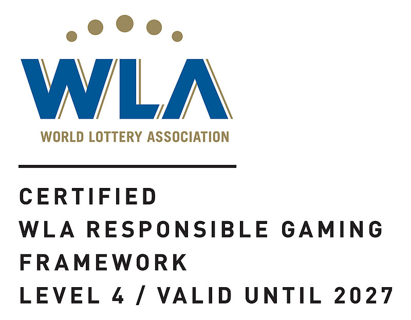 WLA Logo - Österreichische Lotterien sind zertifiziert