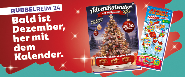 Rubbellos Adventkalender 